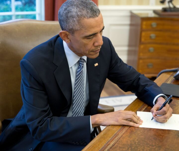 President Barack Obama - Signing